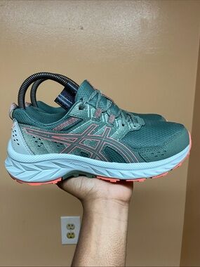 ASICS GEL-Venture 9 Women's Trail Running Sneakers “Ivy Papaya” Size 6.5